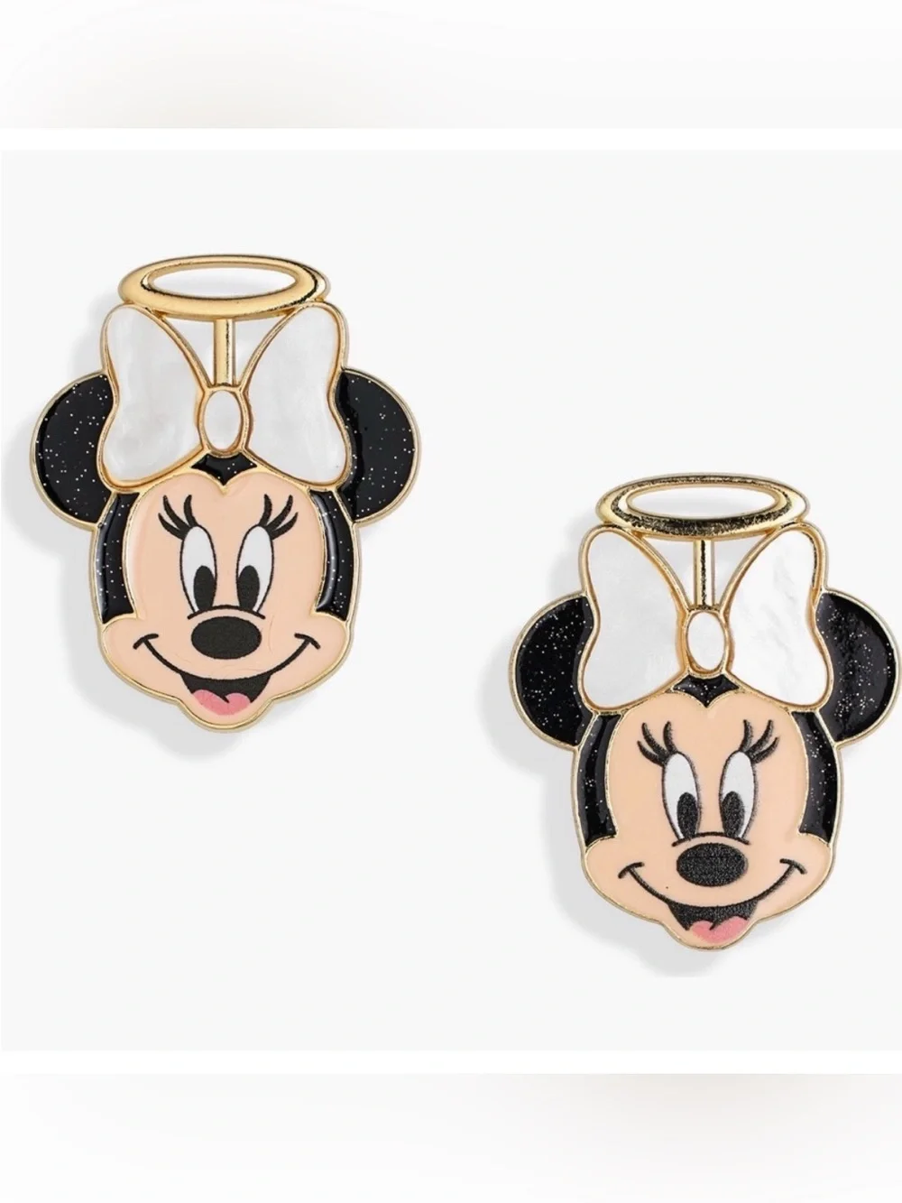 BaubleBar NEW Disney x BaubleBar Minnie Mouse Angel Costume Halloween Stud Earri